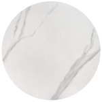 OSARIO zestaw 2 ław biały marmur / biały