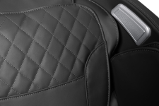 SOLARIA  fotel wypoczynkowy z funkcją masażu i podgrzewania, czarny