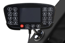 SOLARIA  fotel wypoczynkowy z funkcją masażu i podgrzewania, czarny