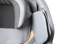 SOLARIA  fotel wypoczynkowy z funkcją masażu i podgrzewania, kremowy / popielaty