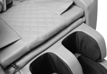 SOLARIA  fotel wypoczynkowy z funkcją masażu i podgrzewania, kremowy / popielaty