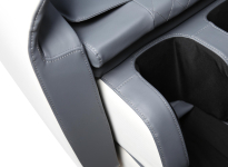 SOLARIA  fotel wypoczynkowy z funkcją masażu i podgrzewania, kremowy / popielaty