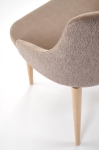 MALAGA krzesło beżowy z funkcją obrotu