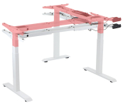 Stelaż PRATO 04-3T/90/W z elektryczną regulacja wysokości w zakresie 59-123,5 cm/3-silnikowy/kolor biały