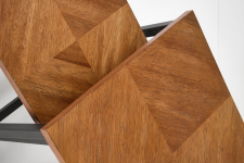 ELZA zestaw 2 ław, orzechowy / czarny 