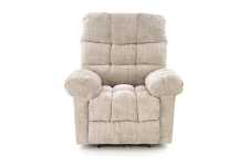 AMORE fotel wypoczynkowy z funkcją rozkładania beżowy