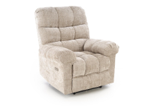 AMORE fotel wypoczynkowy z funkcją rozkładania beżowy