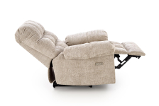 AMORE fotel wypoczynkowy z funkcją rozkładania beżowy