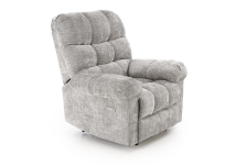 AMORE fotel wypoczynkowy rozkładany popielaty