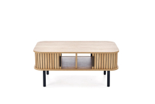 ANGELINA  ława, naturalny / czarny