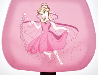 BINGO fotel młodzieżowy różowy