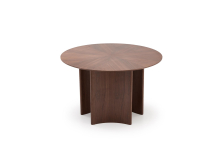 CALDO stół okrągły, orzechowy