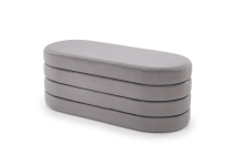 CALPI ławka z funkcją pojemnika, popielaty