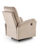 CROCUS fotel wypoczynkowy z funkcją elektrycznego rozkładania, beżowy