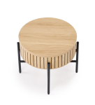 DANTE zestaw 2 ław, naturalny / czarny