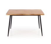 DICKY zestaw stół + 4 krzesła,  naturalny / czarny / popielaty