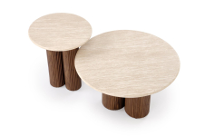 DOROTEA_S ława trawertyn / orzechowy