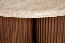 DOROTEA ława trawertyn / orzechowy