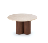 DOROTEA ława trawertyn / orzechowy