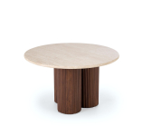 DOROTEA ława trawertyn / orzechowy