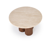 DOROTEA ława trawertyn / orzechowy