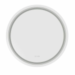 DOVER 60 lustro ścienne łazienkowe, srebrny