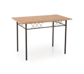 FAUST zestaw stół + 4 krzesła dąb naturalny / czarny