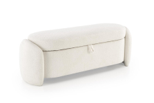 FICARIA ławka z funkcją pojemnika kremowy