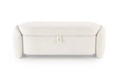 FICARIA ławka z funkcją pojemnika kremowy