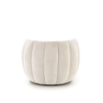 FRASER fotel wypoczynkowy obrotowy kremowy