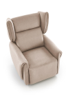 GELATO fotel wypoczynkowy z Elektryczną Funkcją Rozkładania beżowy