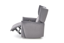 GELATO fotel wypoczynkowy z elektryczną funkcją rozkładania popielaty