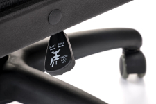 HARBOR fotel gabinetowy czarny