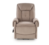 HORTON fotel wypoczynkowy z elektrycznym rozkładaniem i funkcją pionizacji beżowy