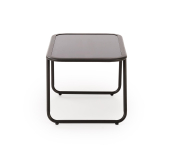 HUDSON, zestaw ogrodowy ( sofa, fotel 2x, ława ), popielaty / brązowy