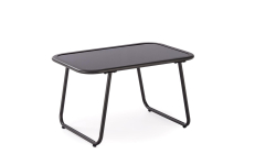 HUDSON, zestaw ogrodowy ( sofa, fotel 2x, ława ), popielaty / brązowy