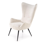 JUKON fotel wypoczynkowy kremowy