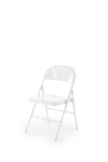 K565 krzesło składane, biały 