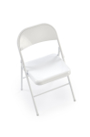 K565 krzesło składane, biały 