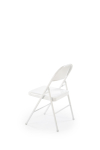 K565 krzesło składane, biały 