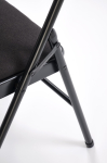 K566 krzesło składane, czarny