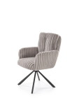 K572 krzesło obrotowe kolor popielaty