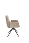 K574 krzesło obrotowe kolor  ciemny beżowy