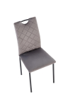 K577 krzesło kolor popielaty / czarny