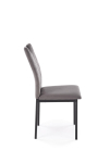 K577 krzesło kolor popielaty / czarny