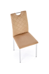 K578 krzesło kolor beżowy / srebrny