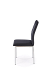K578 krzesło kolor czarny / srebrny