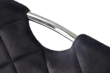 K578 krzesło kolor czarny / srebrny