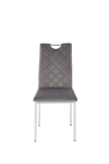 K578 krzesło kolor popielaty / srebrny
