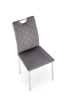 K578 krzesło kolor popielaty / srebrny